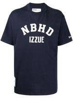 izzue t-shirt à logo brodé - Bleu - thumbnail