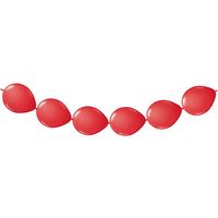 Folat ballonnenslinger 25 cm 3 meter latex rood - thumbnail