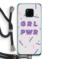 GRL PWR: Huawei Mate 20 Pro Transparant Hoesje met koord