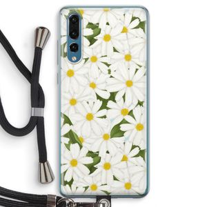 Summer Daisies: Huawei P20 Pro Transparant Hoesje met koord