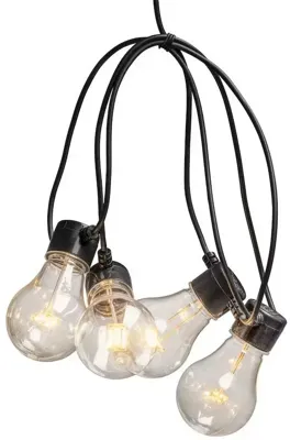 Konstsmide Party verlengsnoer connectable buitenverlichting 10 m, zwart