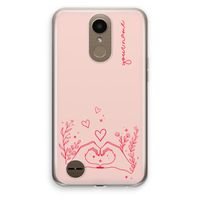 Love is in the air: LG K10 (2017) Transparant Hoesje