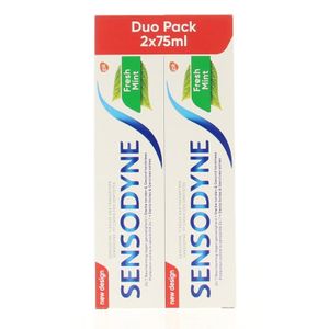 Sensodyne Tandpasta fresh mint 2 x 75 ml (150 ml)