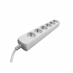 Stekkerdoos 6 voudig randaarde 5 meter 3x1.5mm²