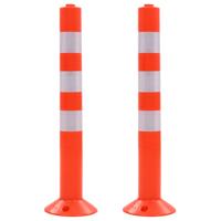 VidaXL Verkeerspalen 75 cm kunststof 2 st