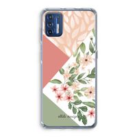 Sweet heaven geometrics: Motorola Moto G9 Plus Transparant Hoesje