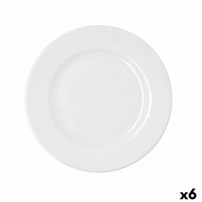 Dinerbord Bidasoa Serenity Hydrozero Wit Keramisch Ø 27 cm (6 Stuks)