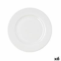 Dinerbord Bidasoa Serenity Hydrozero Wit Keramisch Ø 27 cm (6 Stuks)