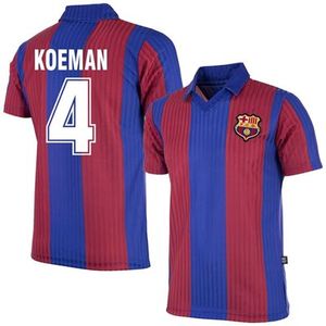 FC Barcelona Retro Voetbalshirt 1990-1991 + Koeman 4