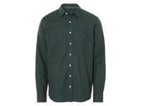 LIVERGY Heren overhemd (Donkergroen, XL)