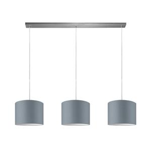 Hanglamp Beam 3L, E27, grijs Lampenkap, 25cm