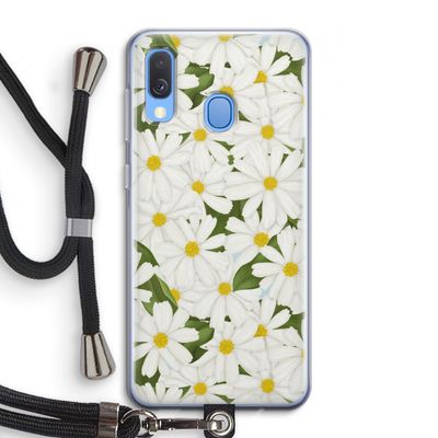 Summer Daisies: Samsung Galaxy A40 Transparant Hoesje met koord