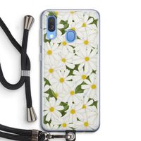 Summer Daisies: Samsung Galaxy A40 Transparant Hoesje met koord
