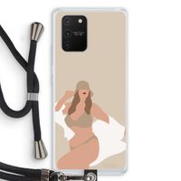 One of a kind: Samsung Galaxy S10 Lite Transparant Hoesje met koord