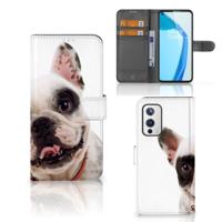 OnePlus 9 | Telefoonhoesje | Met pasjeshouder | Franse Bulldog