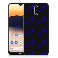 Nokia 2.3 TPU bumper Vlinder Patroon - thumbnail