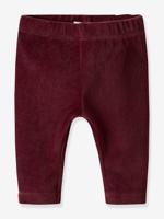 Legging en fluweel / velours NBFROXY baby meisje NAME IT bordeauxrood