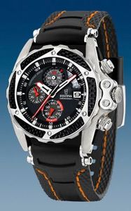 Horlogeband Festina F16272/A Rubber Zwart 22mm
