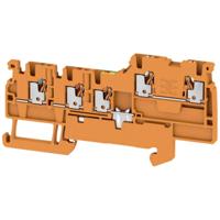 Weidmüller 2579640000 Doorgangsserieklem 3.50 mm Push-In-klem Oranje 100 stuk(s)