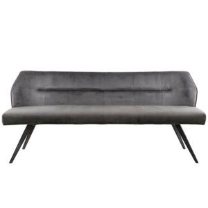 Fraaai - Diego eetkamerbank velvet 188 cm antraciet