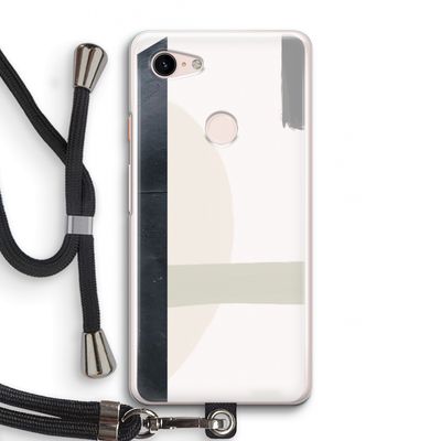 Baca: Pixel 3 Transparant Hoesje met koord