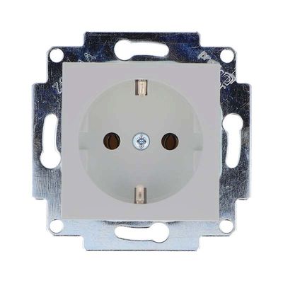 Stopcontact inbouw titaan 8020KSLTI met steekklemmen