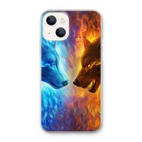 Fire & Ice: iPhone 13 mini Transparant Hoesje