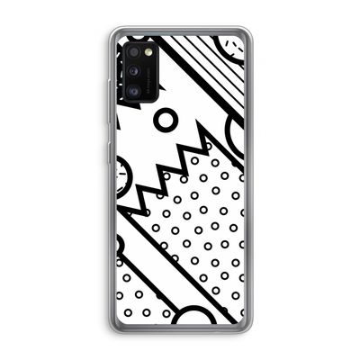 Pop Art #4: Samsung Galaxy A41 Transparant Hoesje