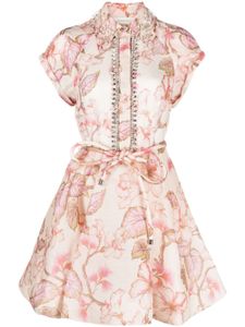 ZIMMERMANN robe Matchmaker Flip à fleurs - Rose