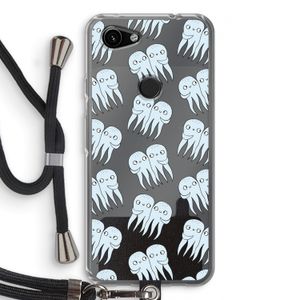 Octopussen: Pixel 3a Transparant Hoesje met koord