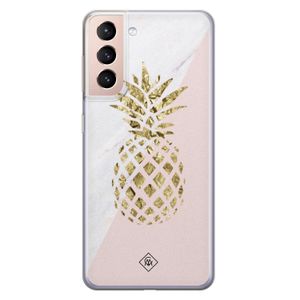 Samsung Galaxy S21 siliconen hoesje - Ananas