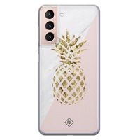 Samsung Galaxy S21 siliconen hoesje - Ananas