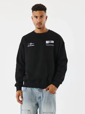 Project X Paris Polaris Sweater Heren Zwart/Paars - Maat S - Kleur: ZwartPaars | Soccerfanshop