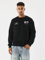 Project X Paris Polaris Sweater Heren Zwart/Paars - Maat S - Kleur: ZwartPaars | Soccerfanshop