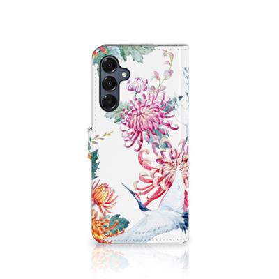 Samsung Galaxy A16 4G/5G | Telefoonhoesje | Met pasjeshouder | Bird Flowers Samsung Galaxy A16 4G/5G | Telefoonhoesje | Met pasjeshouder | Bird Flowers