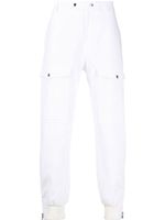 Alexander McQueen pantalon fuselé à poches cargo - Blanc - thumbnail