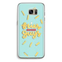 Always fries: Samsung Galaxy S7 Edge Transparant Hoesje