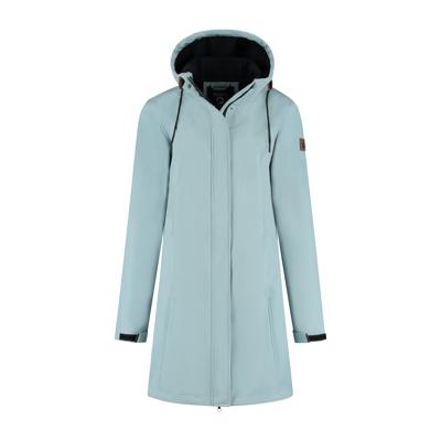 Travelin&apos; Women - Softshell jack - Light Blauw - Maat S