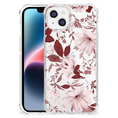 Back Cover Apple iPhone 14 Plus Watercolor Flowers Back Cover Apple iPhone 14 Plus Watercolor Flowers