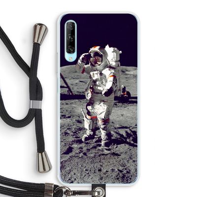 Spaceman: Huawei P Smart Pro Transparant Hoesje met koord
