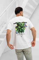 Malelions Parrot T-Shirt Heren Wit - Maat L - Kleur: Wit | Soccerfanshop