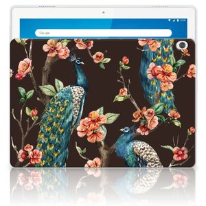 Lenovo Tab M10 Back Case Pauw met Bloemen