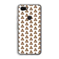 Poop emoji: Google Pixel 3a Transparant Hoesje
