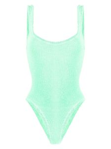 Hunza G maillot de bain à encolure carrée - Vert