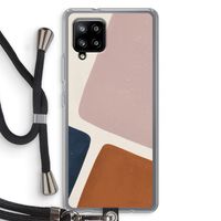 Geo #2: Samsung Galaxy A42 5G Transparant Hoesje met koord