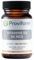 Proviform Vitamine D3 50mcg (100 Softgels) - thumbnail
