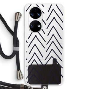 Marrakech Arrows: Huawei P50 Transparant Hoesje met koord