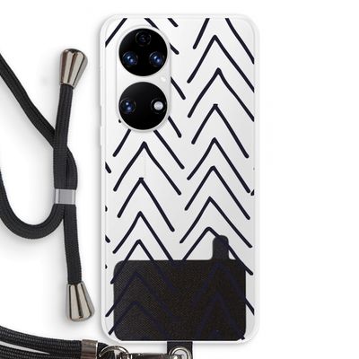 Marrakech Arrows: Huawei P50 Transparant Hoesje met koord