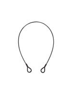 EUROLITE Steel Rope (SC) 600x3mm black with thimbles EUROLITE Steel Rope (SC) 600x3mm black with thimbles