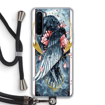 Golden Raven: OnePlus Nord Transparant Hoesje met koord